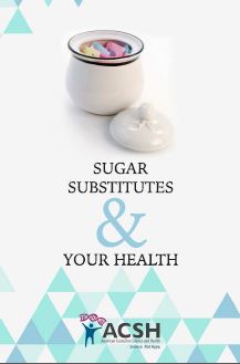 sugar substitutes health acsh 2006